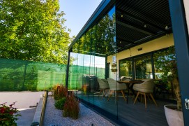 Terrassenverglasung VG17 mit Glas ohne Rahmen, Model 2022